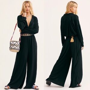 Free People Beach Promenade Jumpsuit L